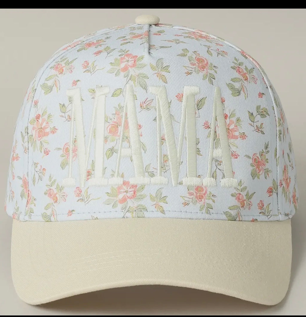 Floral Mama Trucker Cap